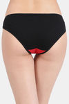 Clovia Medium Rise Half Coverage Bikini Panty - Red — thumbnail 4