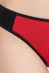 Clovia Medium Rise Half Coverage Bikini Panty - Red — thumbnail 5