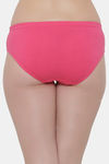 Clovia Medium Rise Three-Fourth Coverage Hipster Panty - Pink — thumbnail 4