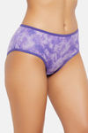Clovia Medium Rise Three-Fourth Coverage Hipster Panty - Purple — thumbnail 2
