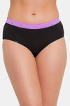 Clovia Medium Rise Three-Fourth Coverage Hipster Panty (Pack of 3) - Multicolor — thumbnail 2