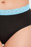 Clovia Medium Rise Three-Fourth Coverage Hipster Panty (Pack of 3) - Multicolor — thumbnail 8