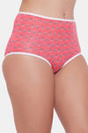 Clovia High Rise Three-Fourth Coverage Hipster Panty - Pink — thumbnail 2