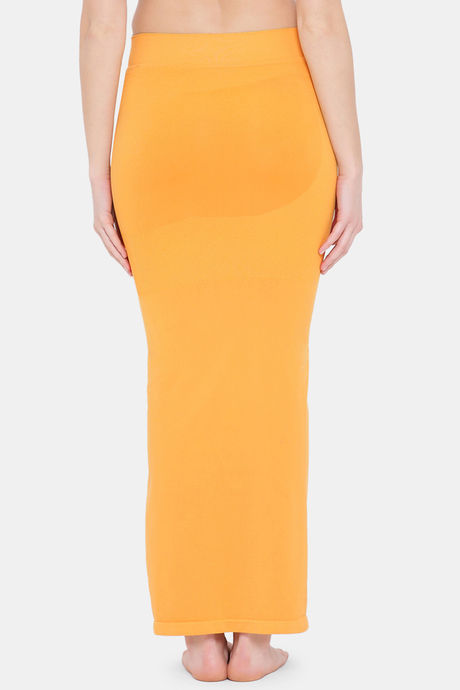Clovia Seamless High Compression Saree Shapewear - Yellow — image 3