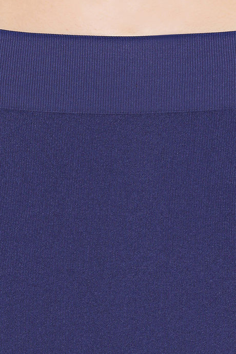 Clovia Seamless High Compression Saree Shapewear - Blue — image 5