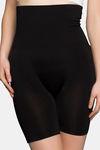 Clovia Seamless High Compression Highwaist Thigh Shaper - Black — thumbnail 1
