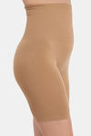 Clovia Seamless High Compression Highwaist Thigh Shaper - Beige — thumbnail 2