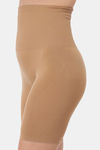 Clovia Seamless High Compression Highwaist Thigh Shaper - Beige — thumbnail 3