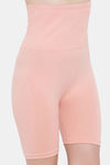 Clovia Seamless High Compression Highwaist Thigh Shaper - Peach — thumbnail 2