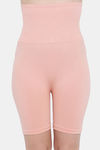 Clovia Seamless High Compression Highwaist Thigh Shaper - Peach — thumbnail 4
