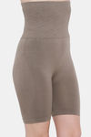 Clovia Seamless High Compression Highwaist Thigh Shaper - Grey — thumbnail 2