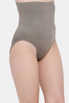 Clovia Seamless High Compression Highwaist Shapewear - Grey — thumbnail 2