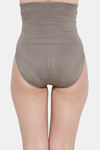 Clovia Seamless High Compression Highwaist Shapewear - Grey — thumbnail 4