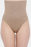Clovia Seamless High Compression Highwaist Shapewear - Beige — thumbnail 1
