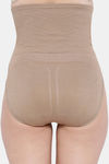 Clovia Seamless High Compression Highwaist Shapewear - Beige — thumbnail 4