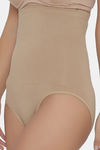 Clovia Seamless High Compression Highwaist Shapewear - Beige — thumbnail 3