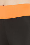 Clovia Snug Fit Active Ankle-Length Tights - Orange — thumbnail 6
