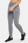 Clovia Snug Fit Active High-Rise Ankle-Length Tights - Grey — thumbnail 3