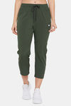 Clovia Comfort Fit Active Angle-Length Jogger - Green — thumbnail 1