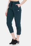 Clovia Comfort-Fit Active Track Pants - Blue — thumbnail 3