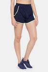 Clovia Comfort-Fit Active Shorts - Blue — thumbnail 3