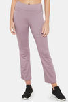Clovia Quick Dry Track pants - Mauve — thumbnail 1