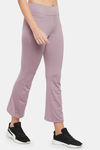 Clovia Quick Dry Track pants - Mauve — thumbnail 2