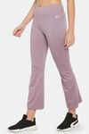Clovia Quick Dry Track pants - Mauve — thumbnail 3