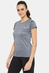 Clovia Quick Dry Relaxed Top - Grey — thumbnail 3