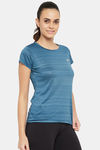 Clovia Quick Dry Relaxed Top - Teal — thumbnail 2