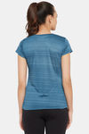 Clovia Quick Dry Relaxed Top - Teal — thumbnail 4