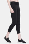 Clovia Quick Dry Skin Fit Pants - Black — thumbnail 2
