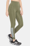 Clovia Quick Dry Skin Fit Pants - Green — thumbnail 2
