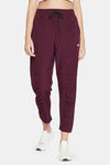 Clovia Quick Dry Skin Fit Pants - Purple — thumbnail 1