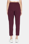 Clovia Quick Dry Skin Fit Pants - Purple — thumbnail 4