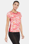 Clovia Quick Dry Relaxed Top - Peach — thumbnail 2