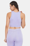 Clovia Quick Dry Fitted Top - Green — thumbnail 4