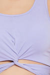 Clovia Quick Dry Fitted Top - Green — thumbnail 6