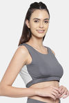 Clovia Quick Dry Relaxed Top - Maroon — thumbnail 2