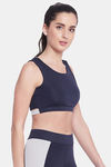 Clovia Quick Dry Relaxed Top - Blue — thumbnail 2