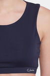 Clovia Quick Dry Relaxed Top - Blue — thumbnail 6