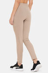 Clovia Snug Fit Ankle-Length High-Rise Tights - Nude — thumbnail 4