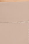 Clovia Snug Fit Ankle-Length High-Rise Tights - Nude — thumbnail 7
