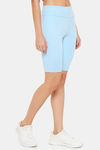 Clovia Snug Fit Mid-Rise Shorts - Blue — thumbnail 2