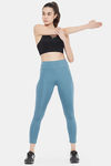 Clovia Quick Dry Track pants - Blue — thumbnail 5