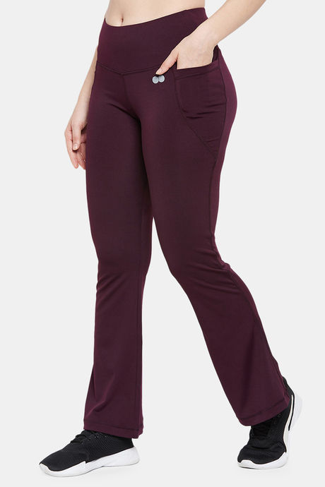 Clovia Easy Movement Track Pants - Purple — image 3