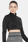 Clovia Easy Movement Fitted Top - Black — thumbnail 2