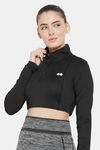 Clovia Easy Movement Fitted Top - Black — thumbnail 3