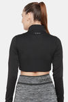 Clovia Easy Movement Fitted Top - Black — thumbnail 4