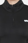 Clovia Easy Movement Fitted Top - Black — thumbnail 6